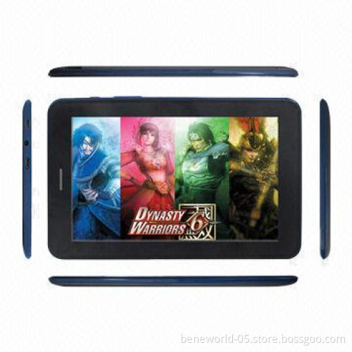 7-inch MTK8389 Tablet PCs with Dual-3G Calling/GPS/BT/HDMI® and 1,024 x 600 Pixels Resolution